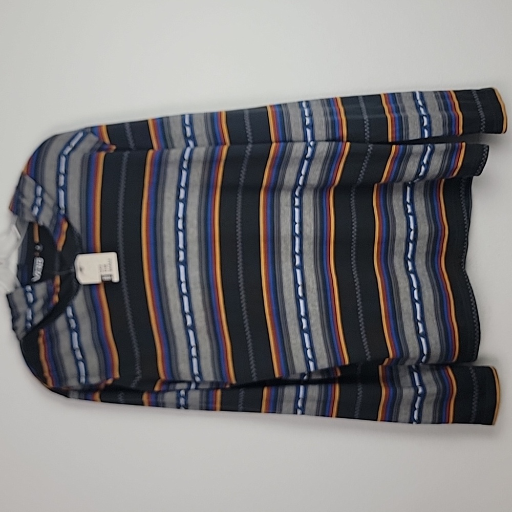 NWT Vans Off The Wall Striped Multicolored Hoodie Mens M